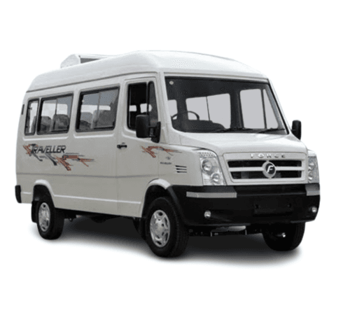 Tempo Traveller taxi service in Mysore - Group travel 13-17 seater available for outstation trips and local sightseeing